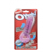 Фиолетовое эрекционное кольцо с вибрацией и пальчиком OYEAH PURPLE - Screaming O - в Саранске купить с доставкой