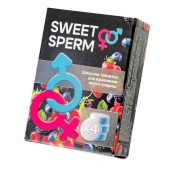Шипучие таблетки для мужчин Sweet Sperm для изменения вкуса спермы (4 шт. по 0,5 гр.) - Капиталпродукт - купить с доставкой в Саранске