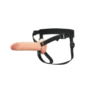 Полый страпон на ремнях 8’’ Hollow Silicone Strap-on - Pipedream - купить с доставкой в Саранске