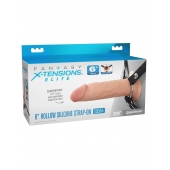 Полый страпон на ремнях 6’’ Hollow Silicone Strap-on - Pipedream - купить с доставкой в Саранске