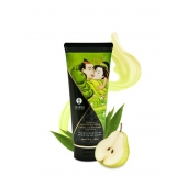 Массажный крем для тела с ароматом груши и зелёного чая Pear   Exotic Green Tea - 200 мл. - Shunga - купить с доставкой в Саранске