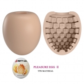 Бежевый мастурбатор-яйцо Pleasure Egg II - Baile - в Саранске купить с доставкой