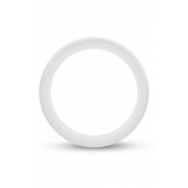Белое люминесцентное эрекционное кольцо Silicone Glo Cock Ring - Blush Novelties - в Саранске купить с доставкой