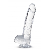 Прозрачный фаллоимитатор 6 Inch Crystalline Dildo - 15,2 см. - Blush Novelties