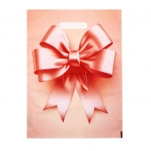 Пакет с принтом в виде банта с вырубной ручкой (30х40 см) - Сима-Ленд - купить с доставкой в Саранске