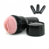 Мастурбатор-вагина Fleshlight - Vibro Pink Lady Touch с вибрацией - Fleshlight - в Саранске купить с доставкой
