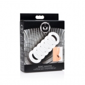 Комплект из 6 прозрачных эрекционных колец Ring Master Custom Ball Stretcher Kit - XR Brands - в Саранске купить с доставкой