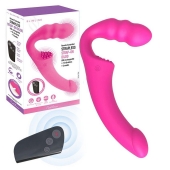 Розовый безремневой страпон Straples Strap-On Dildo - Erokay - купить с доставкой в Саранске