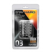 Прозрачная насадка с шипами и шишечками STAY HARD COCK SLEEVE 03 CLEAR - Blush Novelties - в Саранске купить с доставкой