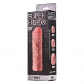 Фаллоудлинитель SUPER HERO Dewil - 17,5 см. - Lola Games - в Саранске купить с доставкой