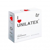 Ультратонкие презервативы Unilatex Ultra Thin - 3 шт. - Unilatex - купить с доставкой в Саранске