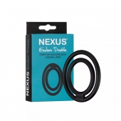 Черное двойное эрекционное кольцо Nexus Enduro Double - Nexus Range - в Саранске купить с доставкой