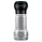 Набор PowerBlow   Feel Pocket Stroker Crystal: мастурбатор и интерактивная насадка - Kiiroo - в Саранске купить с доставкой