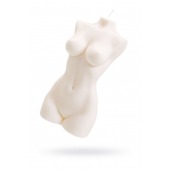 Белая интерьерная свеча в форме женского торса - 850 гр. - Pecado - купить с доставкой в Саранске