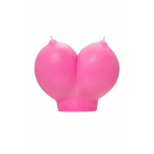 Розовая свеча «Сиськи» - 150 гр. - Pecado - купить с доставкой в Саранске