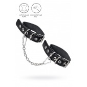 Черные оковы из одного ремешка с люверсами - Pecado - купить с доставкой в Саранске