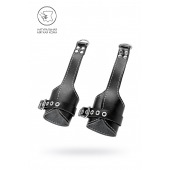 Черные подвесы с белой строчкой - Pecado - купить с доставкой в Саранске