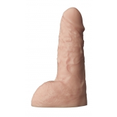 Телесный фаллоудлинитель с мошонкой Cock Next - 19 см. - LOVETOY (А-Полимер) - в Саранске купить с доставкой