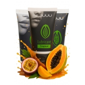 Набор из 3 съедобных лубрикантов JUJU со вкусом тропических фруктов - JuJu - купить с доставкой в Саранске