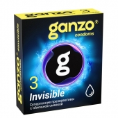 Супертонкие презервативы Ganzo Invisible - 3 шт. - Ganzo - купить с доставкой в Саранске