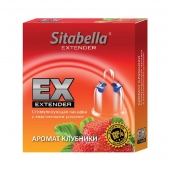 Стимулирующая насадка Sitabella Extender  Клубника - Sitabella - купить с доставкой в Саранске