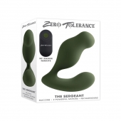 Вибромассажер простаты The Sergeant цвета хаки - Zero Tolerance - в Саранске купить с доставкой