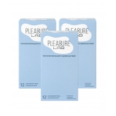 Набор из 3 упаковок ультратонких презервативов Pleasure Lab (по 12 шт.) - Pleasure Lab - купить с доставкой в Саранске