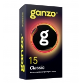Классические презервативы с обильной смазкой Ganzo Classic - 15 шт. - Ganzo - купить с доставкой в Саранске