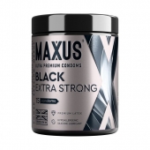 Черные утолщенные презервативы MAXUS Extra Strong с железным кейсом - 15 шт. - Maxus - купить с доставкой в Саранске