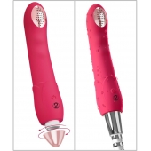 Малиновая насадка на душ с вибрацией Showers to orgasm - 20,1 см. - Orion - купить с доставкой в Саранске