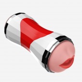 Двусторонний мастурбатор в колбе Power Grip Cup - вагина и ротик - Boys of Toys - в Саранске купить с доставкой