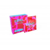 Презервативы с разогревающим эффектом Expert Hot Love - 3 шт. - Expert - купить с доставкой в Саранске