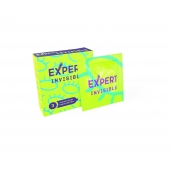 Ультратонкие презервативы Expert Invisible - 3 шт. - Expert - купить с доставкой в Саранске