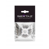 Эластичное эрекционное кольцо с черными «ресничками» - Sextaz - в Саранске купить с доставкой