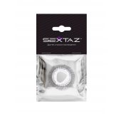 Эластичное эрекционное кольцо с длинными черными «ресничками» - Sextaz - в Саранске купить с доставкой