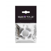 Эластичное кольцо с «ресничками» и 4 шариками - Sextaz - в Саранске купить с доставкой