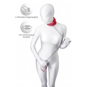 Красный ошейник с подкладкой из меха - ToyFa - купить с доставкой в Саранске