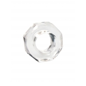 Прозрачное эрекционное кольцо в форме гайки - Sex Expert - в Саранске купить с доставкой