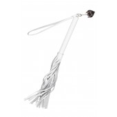 Белая кожаная плеть - 50 см. - Pecado - купить с доставкой в Саранске