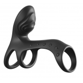 Черная насадка на пенис Ultimate Couples Cage Pro - Pipedream - в Саранске купить с доставкой