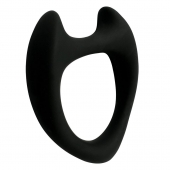 Черное эрекционное кольцо с рожками Wooomy Toro M - Adrien Lastic - в Саранске купить с доставкой