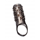 Дымчатая насадка на пенис с выпуклостями - 12 см. - Sex Expert - в Саранске купить с доставкой