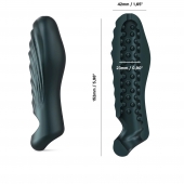 Серая силиконовая насадка на пенис с подхватом Manwan Ryzer - Manwan - в Саранске купить с доставкой