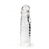 Прозрачная закрытая насадка на член - 15 см. - Sex Expert - в Саранске купить с доставкой