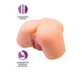 Телесный реалистичный мастурбатор-полуторс с 2 любовными входами - No Name - в Саранске купить с доставкой