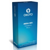 Презервативы OKOTO Mega Mix - 18 шт. - Sitabella - купить с доставкой в Саранске