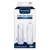 Набор из 2 прозрачных насадок на член Seductive Tickler Sleeves Set - NMC - в Саранске купить с доставкой