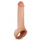 Телесная насадка-удлинитель Thrive 8.75 Inch Realistic Penis Extender Sleeve - 22,2 см. - Blush Novelties - в Саранске купить с доставкой