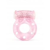 Розовое эрекционное виброкольцо с бабочкой - 1137 - в Саранске купить с доставкой