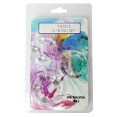 Набор из 3 эрекционных прозрачных колец - Boys of Toys - в Саранске купить с доставкой